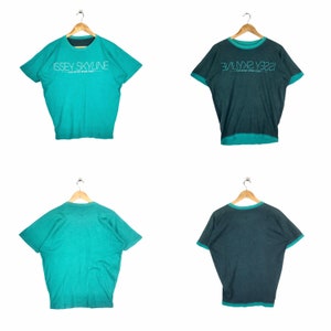 Japanese Fashion Designer!!! Vintage ISSEY SKYLINE By Issey Miyake Design Studio Reversible T-Shirt Made in Japan