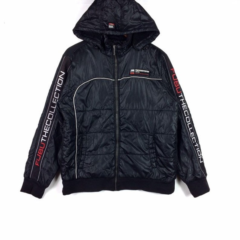 Vintage Hip Hop Swag FUBU THE COLLECTION Puffer Jacket Extra Large Size Rare!!