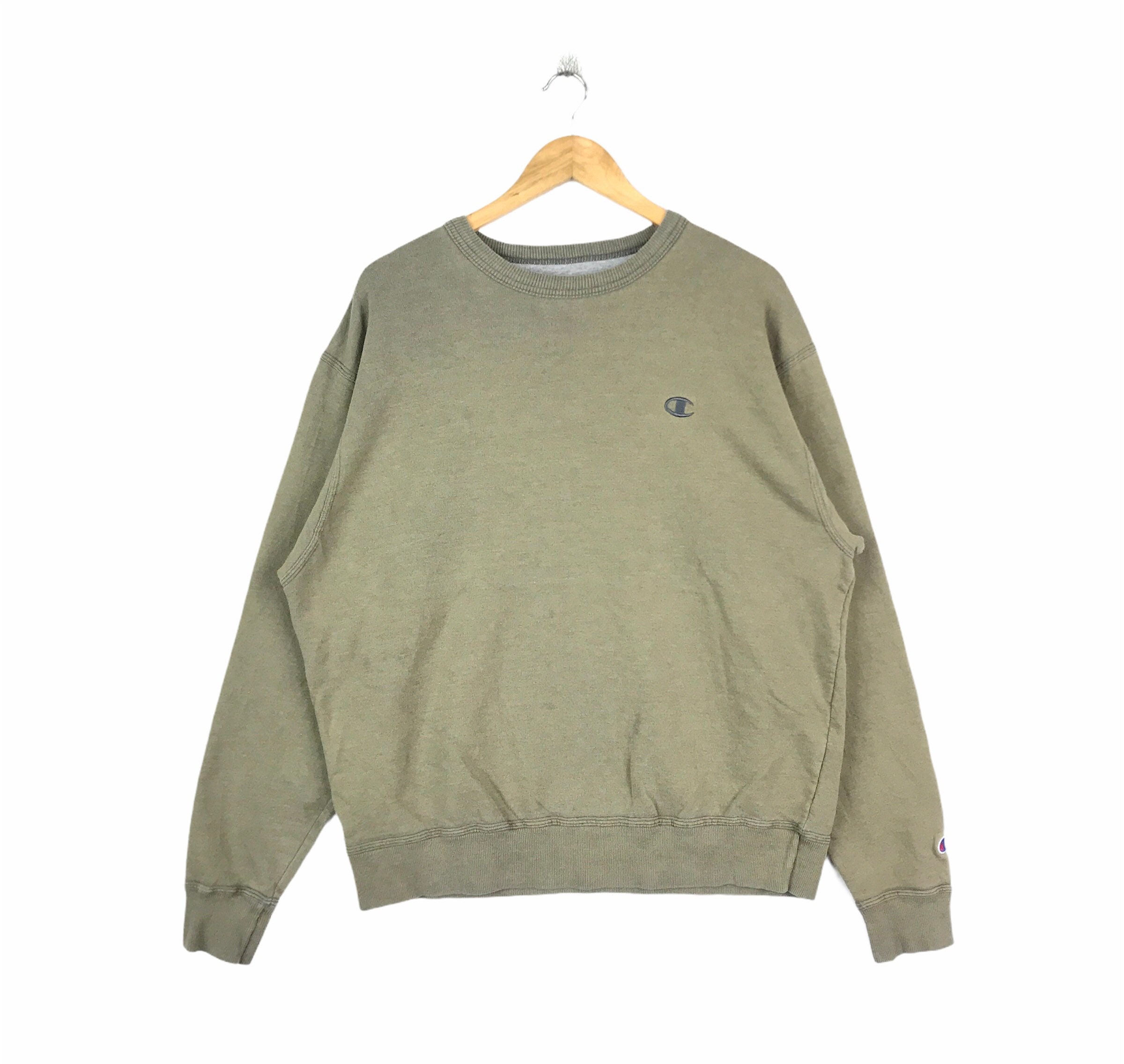 MingsVintageStore Rare Vintage Champion Authentic Apparel Crewneck Plain Sweatshirt Large Size