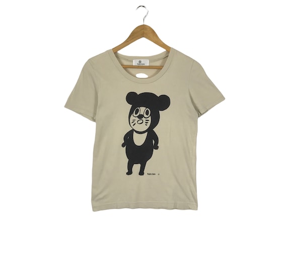 Issey Miyake, By Kazuaki Takashima!!! Vintage Né-Net ISSEY MIYAKE Animal Photo Logo Made in Japan T-Shirt Size 2 Asia