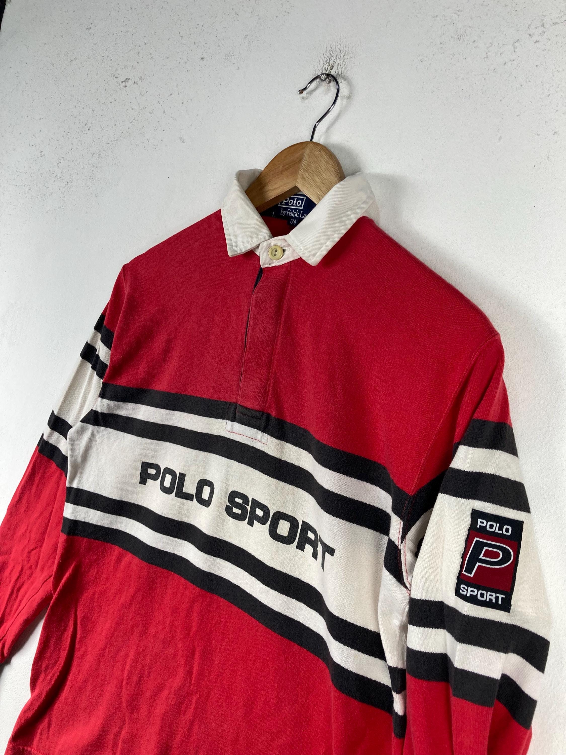Lolife!!! Vintage POLO SPORT USA by Ralph Lauren Polo Rugby Shirt