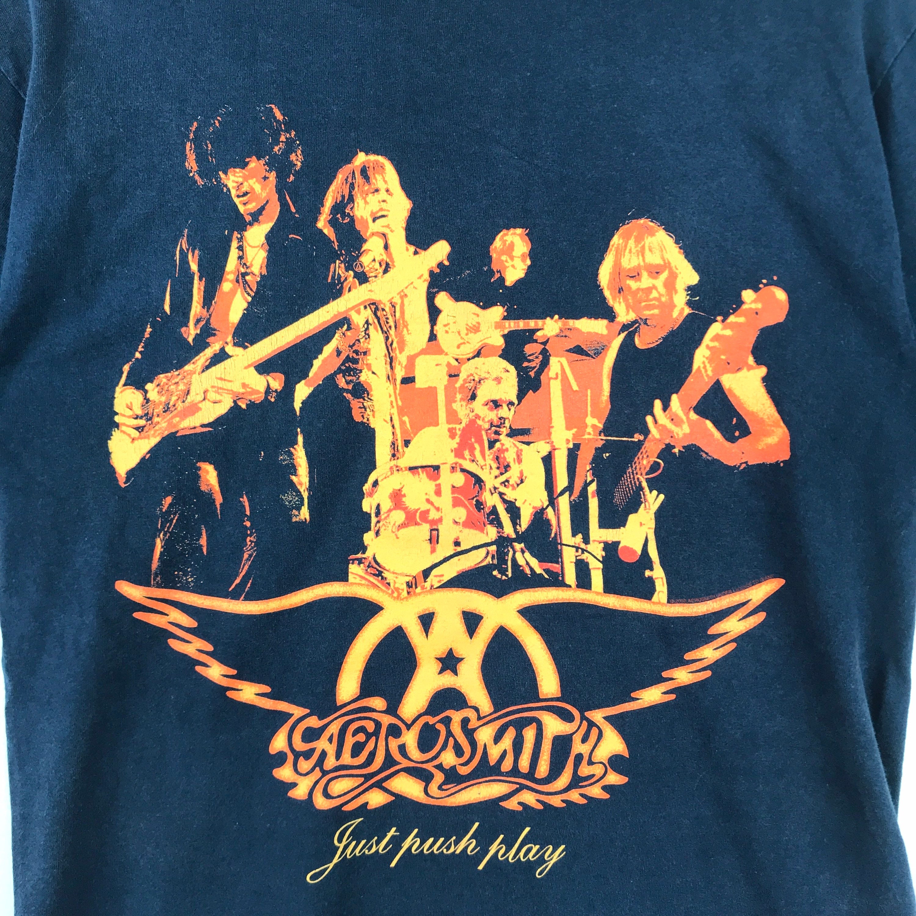 Just Push Play Tour!!! Vintage 2002 AEROSMITH Band JUST PUSH Play