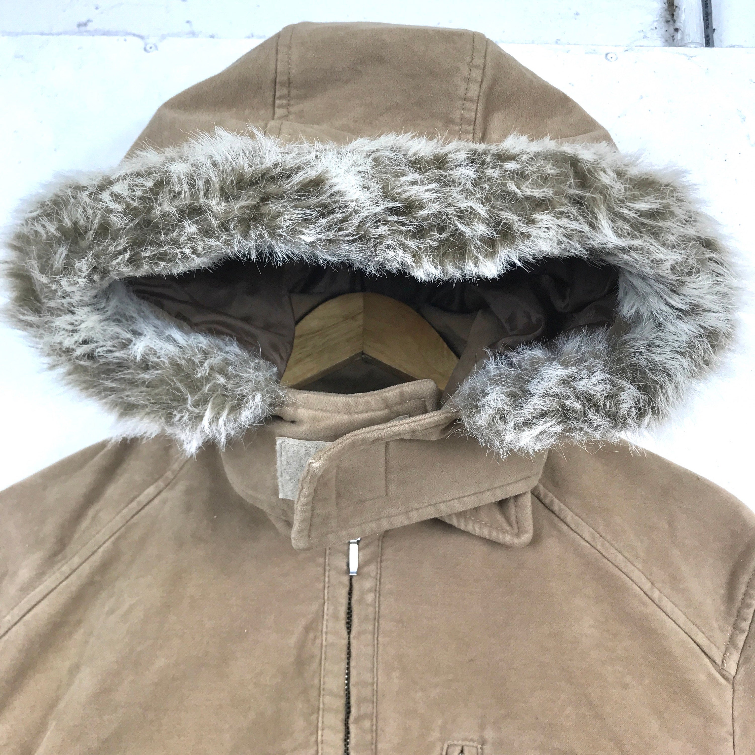 English Fashion Designer!!! Vintage KATHARINE HAMNETT BLOUSON Fur