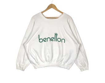 benetton logo sweatshirt