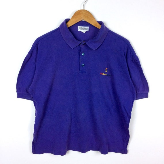 Rare the Famous Luxury YVES SAINT LAURENT Ysl Polo Shirt - Etsy