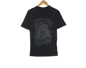 THE NINE WORLDS TOKYO NEO HEADS Tシャツ 白 ninegramロングTシャツ ホワイト/ブラック | TOKYO 9G