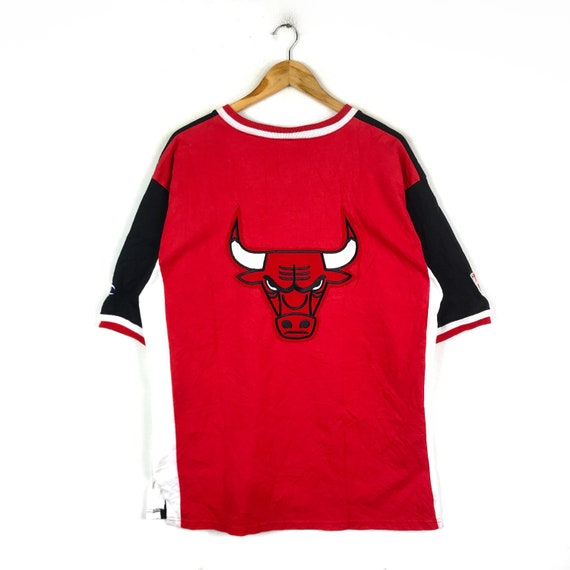 Chicago Bulls NBA Large Graphic Black Oversized T-Shirt