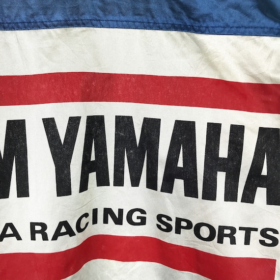 ふがふが 綺麗 YAMAHA レーシング チームジャケット Lサイズ レア!!! ヴィンテージ チームヤマハ ヤマハレーシング スポーツ