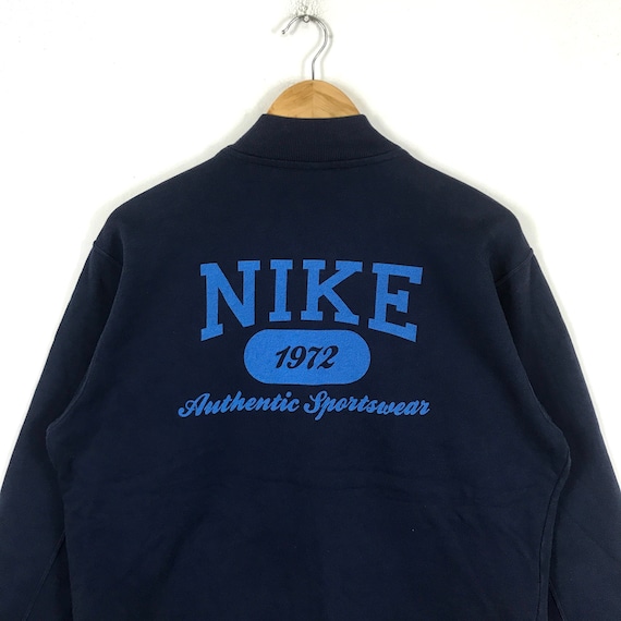 Vintage Nike Jersey Mens Medium Blue Quarter Zip Swoosh Y2K – Proper Vintage