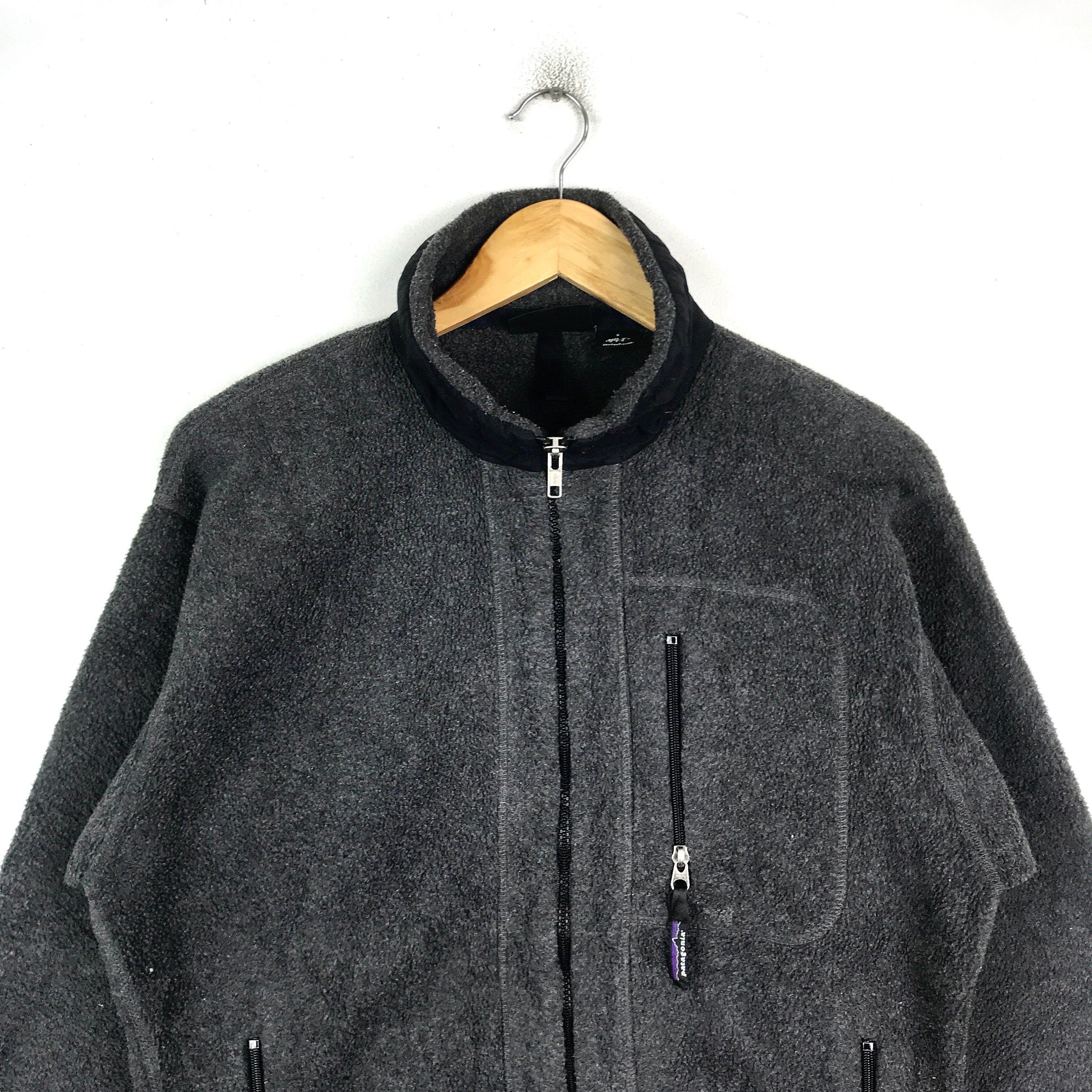 【80's】patagonia shelled synchilla black Women's Shelled Synchilla® Jacket – Patagonia Worn Wear®