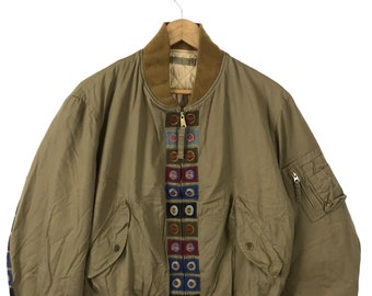 Rare!!! Vintage 90'S KARL HELMUT CLASSIC Design Bomber