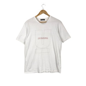Japanese Brand!!! UNDERCOVER JUN TAKAHASHI Too Much Contradiction Made in Japan T-Shirt Size 4