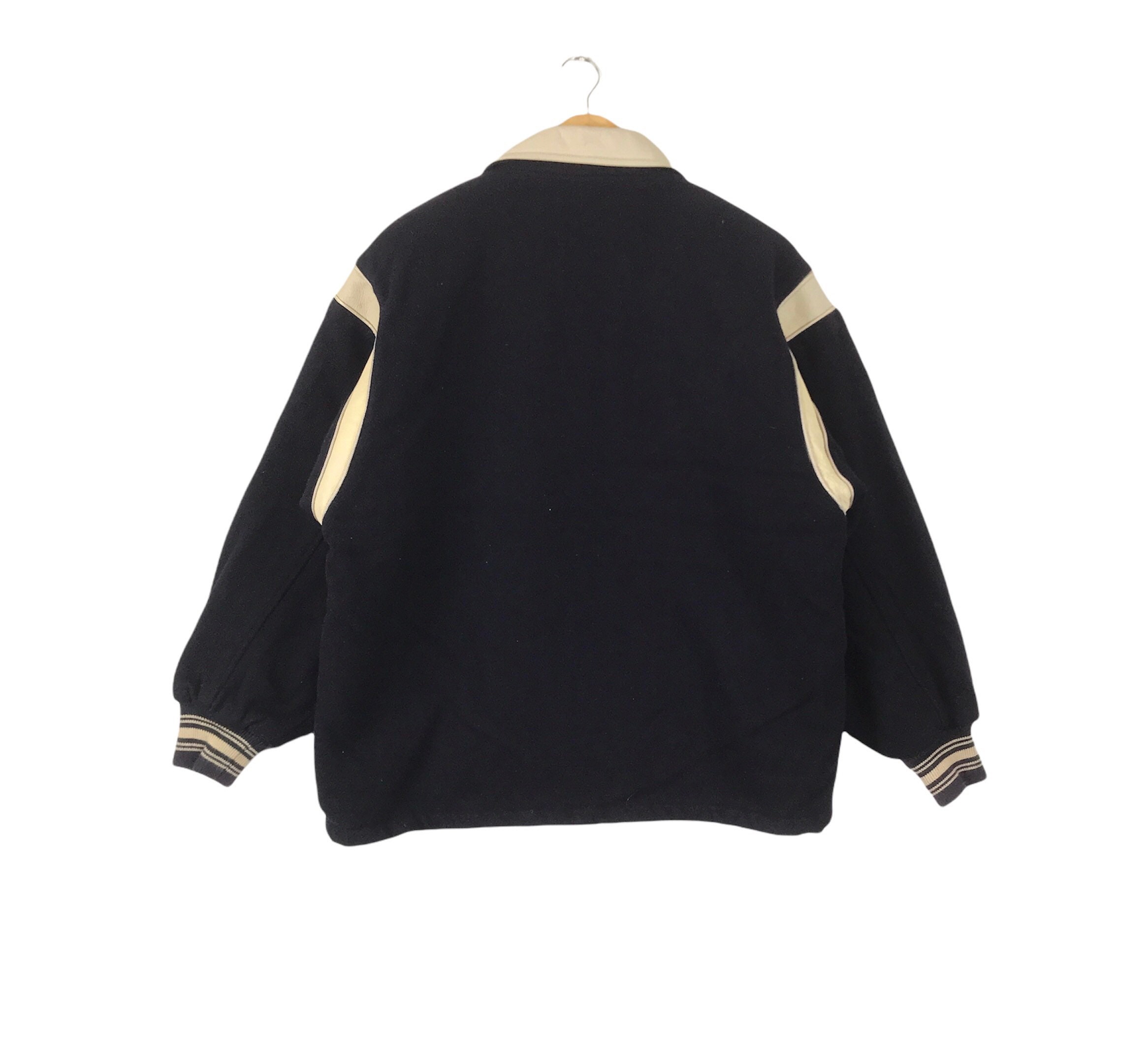 kearney house☆羊革☆ leather stadium jacket Varsity!!! Vintage 1978 KEARNEY HOUSE US Champs Varsity