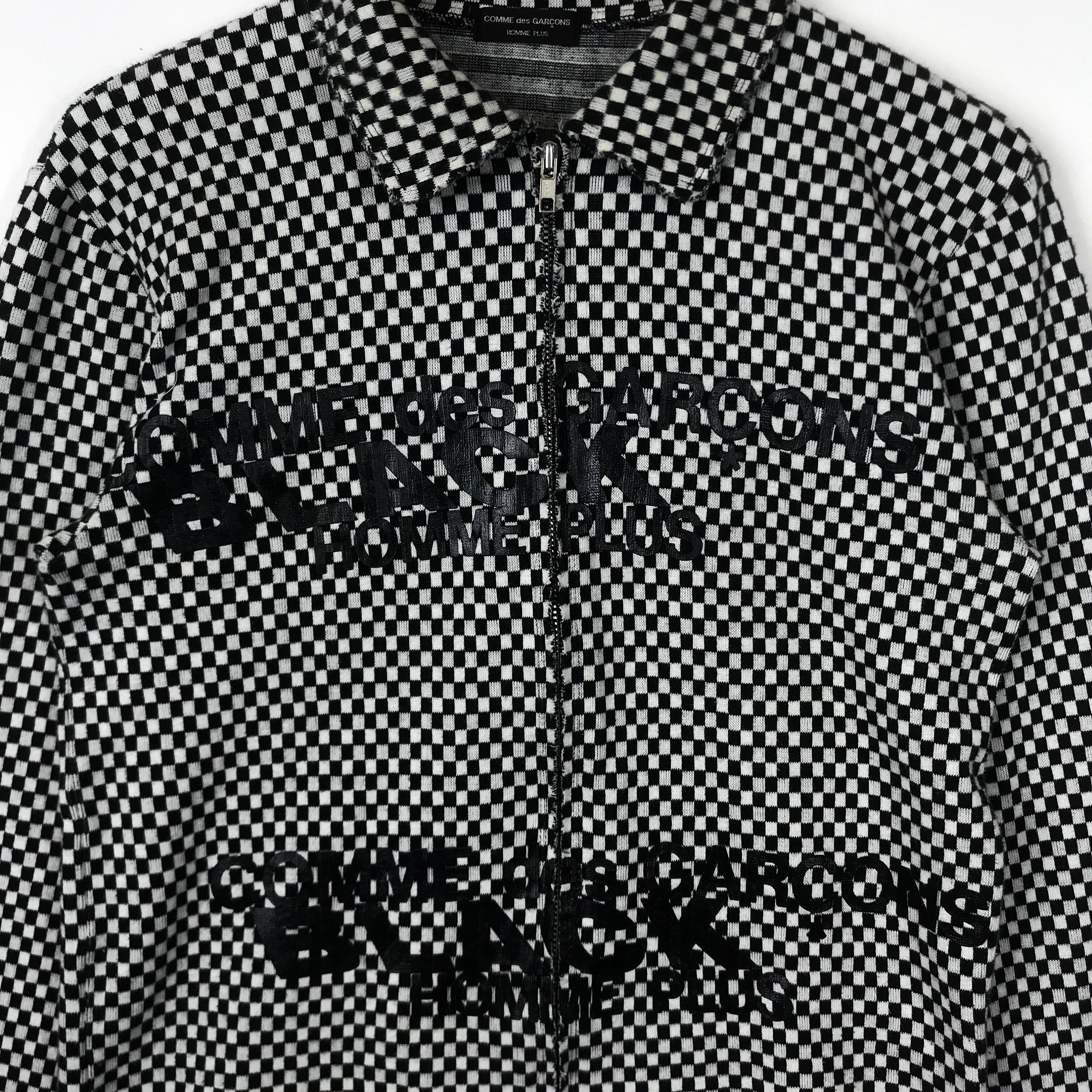 Infamous Split Logo!!! AD2002 COMME DES GARÇONS Black Homme Plus 