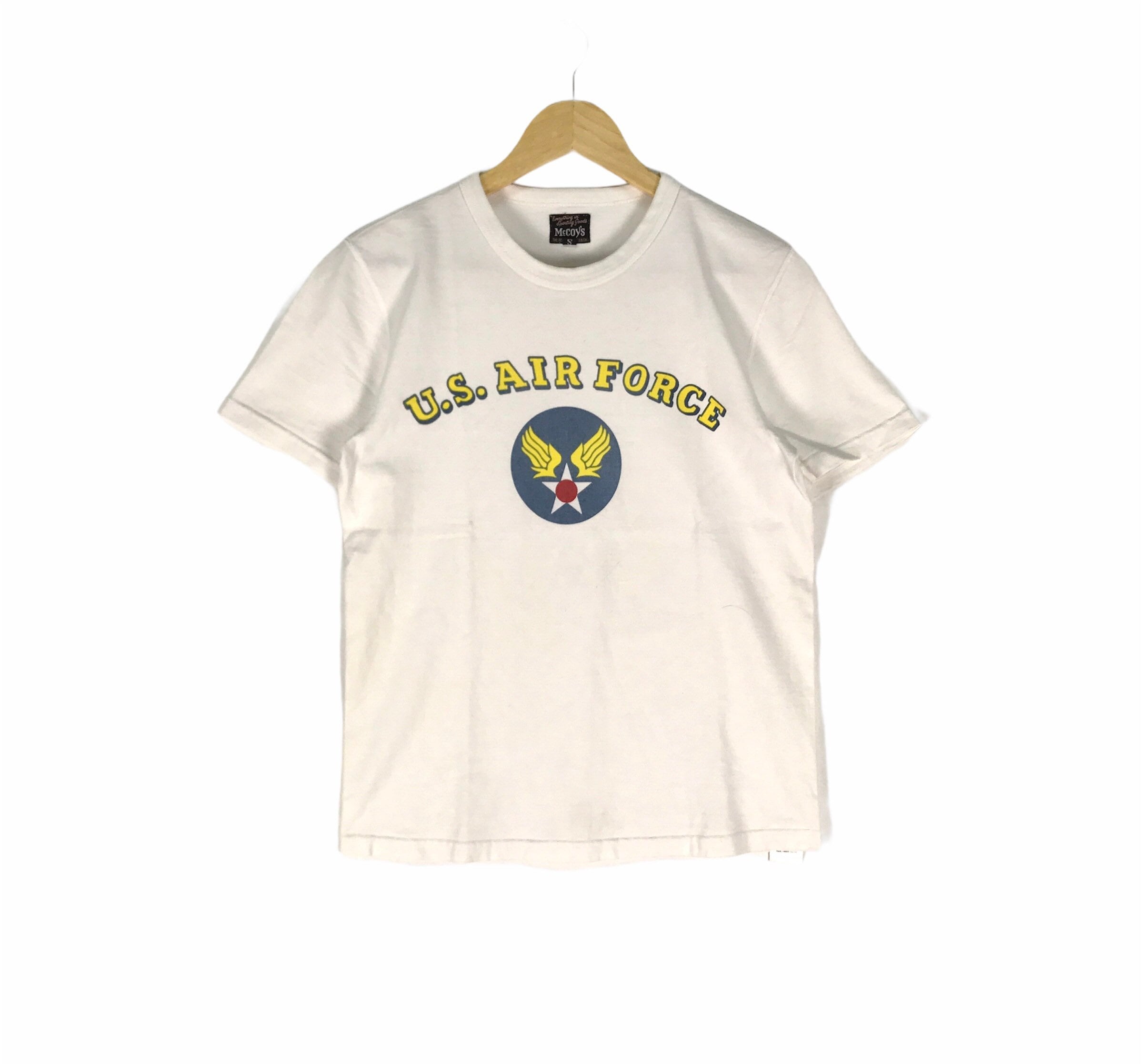 トップス The REAL McCOY'S U.S. ARMY AIR FORCE T Rare!!! Vintage MCCOY'S the REAL MCCOY'S X Us Air Force T