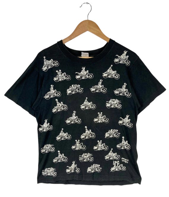 良品 - Yahoo!オークション Tシャツ 92年製 スカル VICTIM FASHION 90s Tシ 48手 スカル VICTIM FASHION USA製 トップス