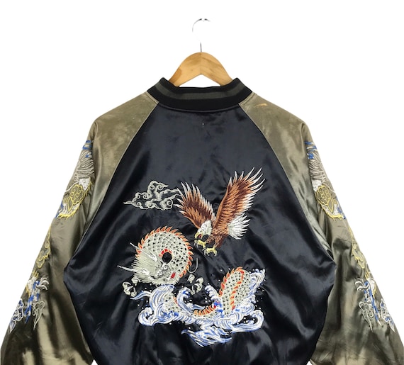 souvenir jacket \"eagle&dragon × mutant\" Souvenir jacket Eagle & Dragon x Mutant