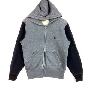 Zeldzame!!! De beroemde Japanse merk COMME DES GARCONS H logo Plain hoodie Sweatshirt gemaakt in Japan klein formaat
