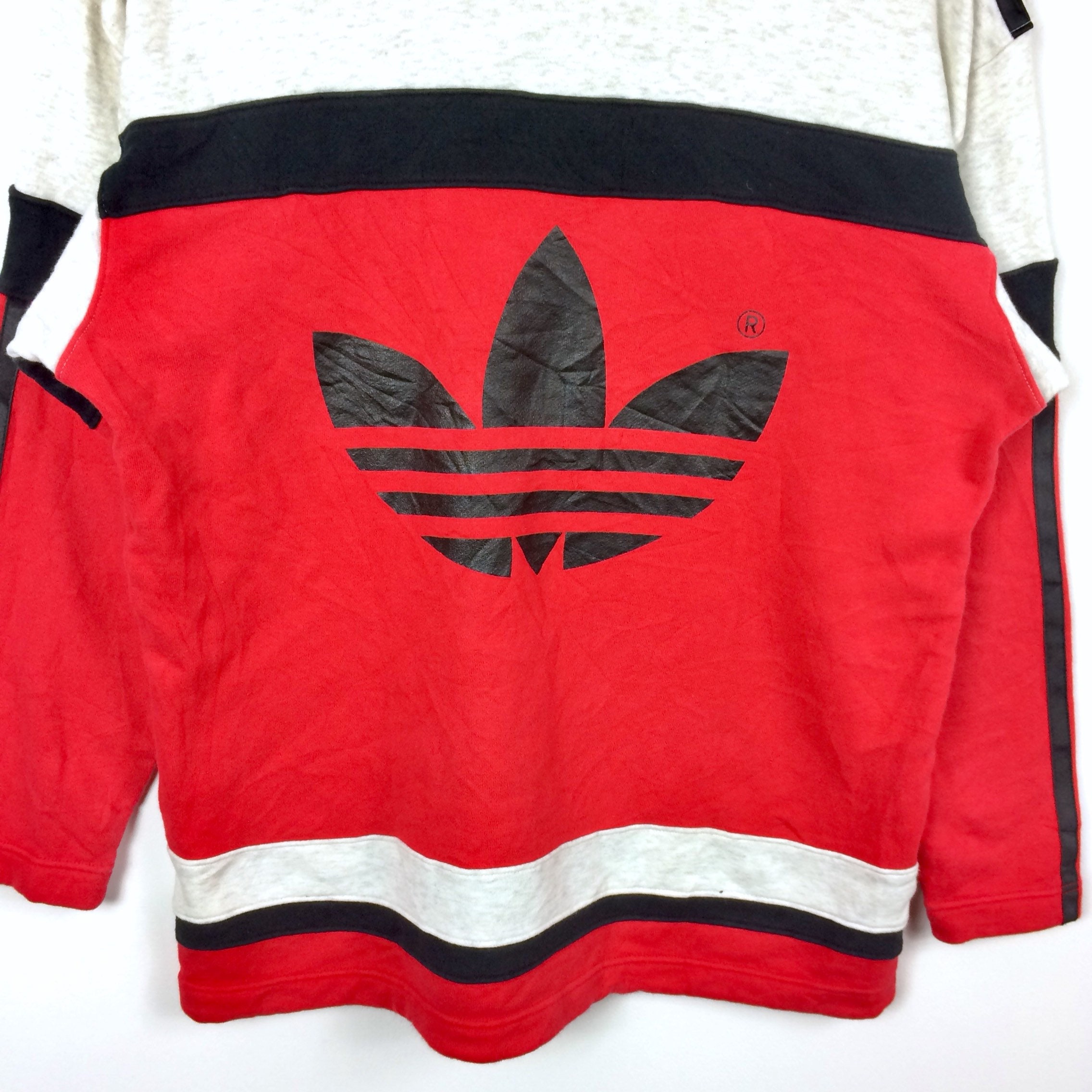 トップス vintage decente adidas 80-90s sweat ci adidas 80s vintage Long sleeve sweat M-L Blue purple