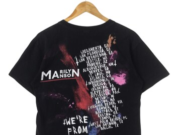 Metal and Rock!!! Vintage 2009 MARILYN MANSON We're From AMERICA