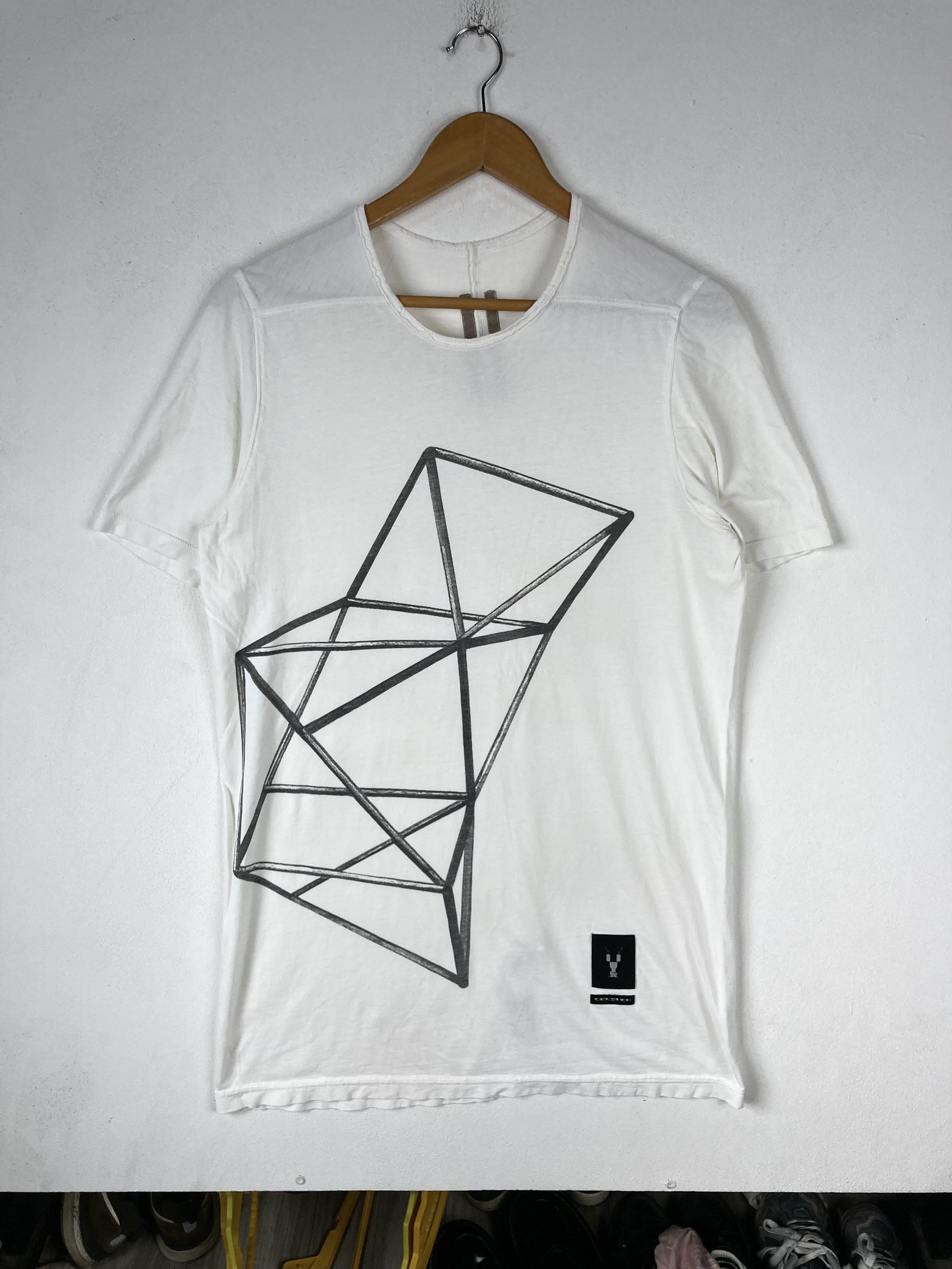 RickOwens S/S19 Tシャツ Richard Saturnino Owen!!! Spring Summer 19 SS19 RICK OWENS Drkshdw