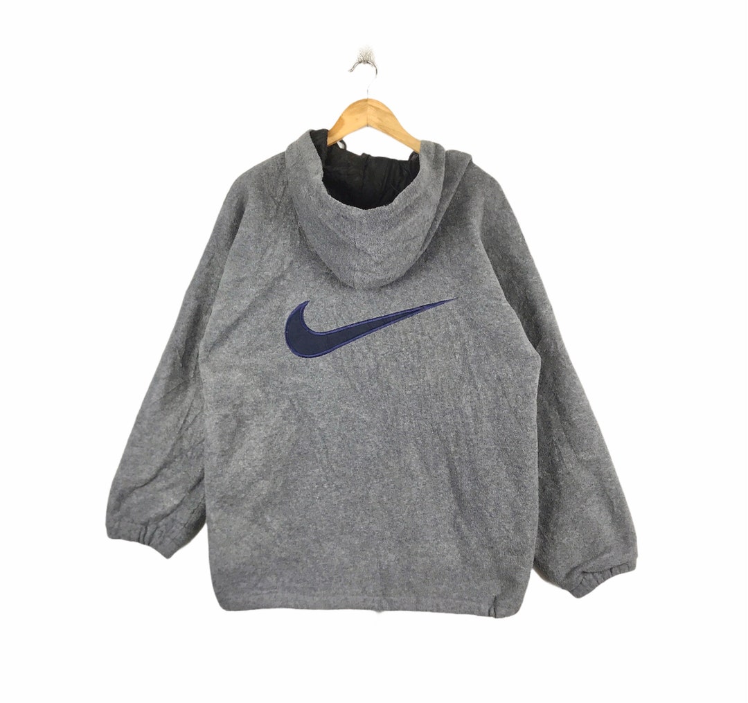 nike unisex vintage logo fleece oversized sweatshirt