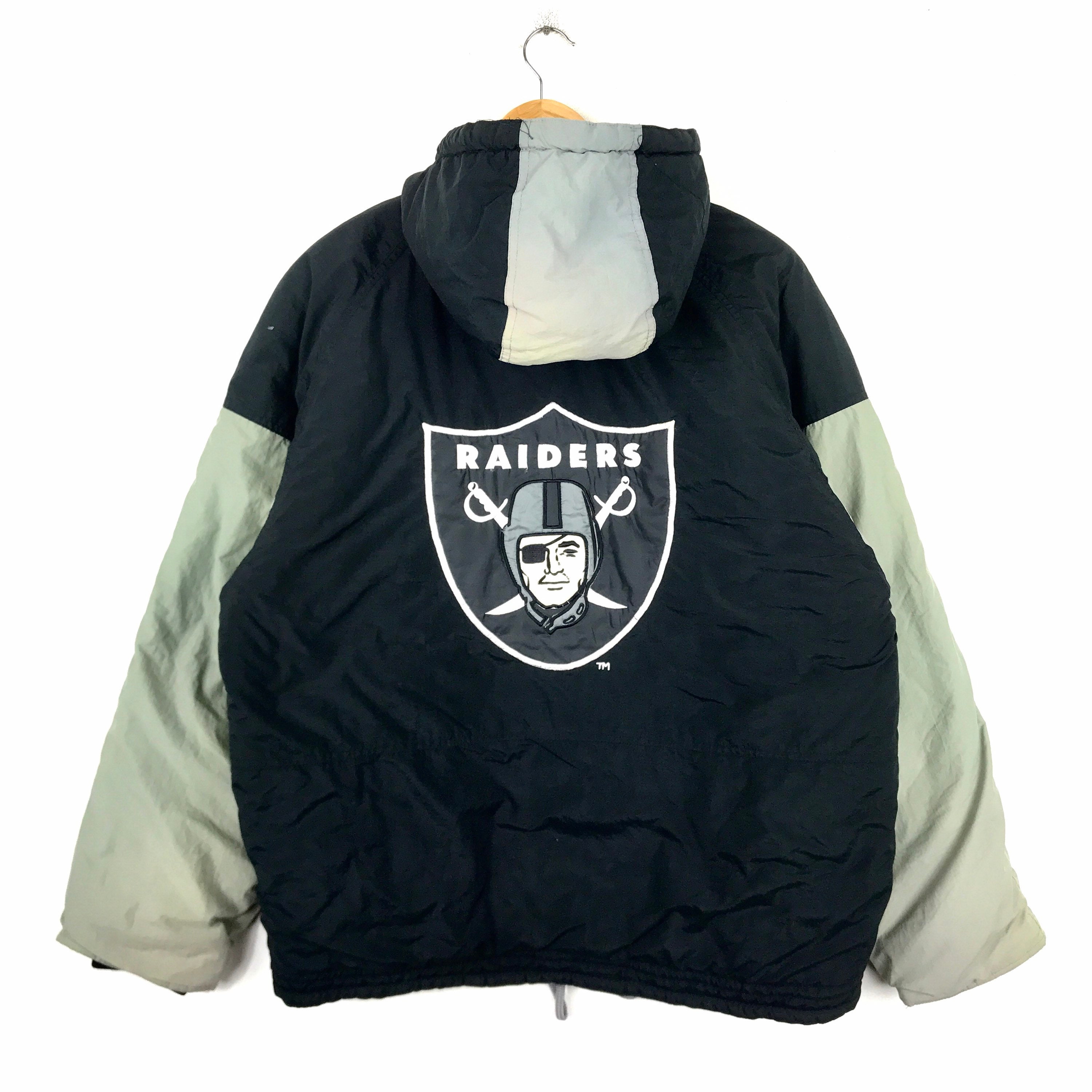 Raro Vintage Mirage NFL OAKLAND Puffer Chaqueta - Etsy