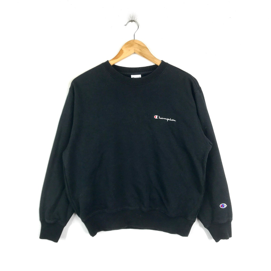 champion script crewneck