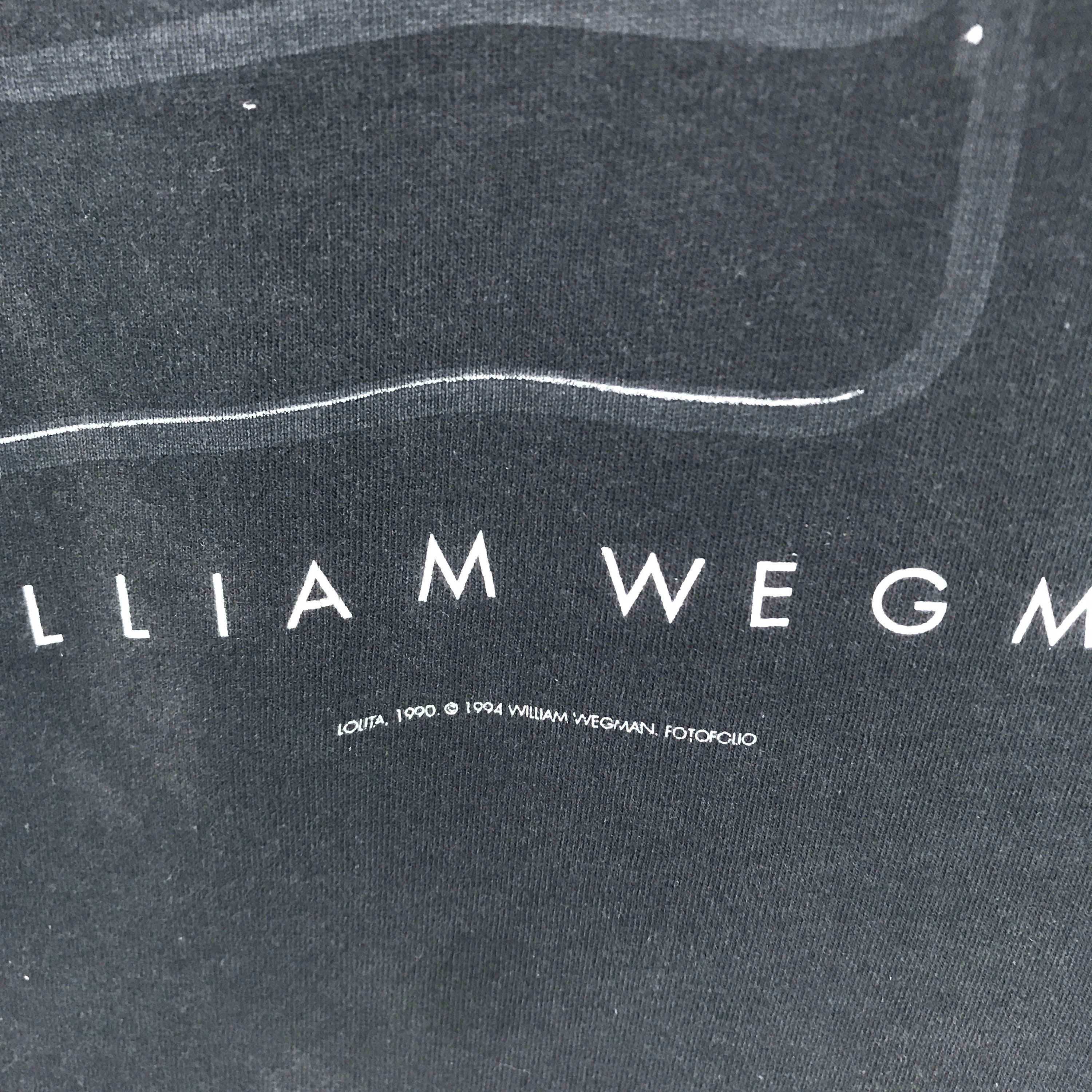 American Artist!!! Vintage 90s Art WILLIAM WEGMAN DOG T-shirt