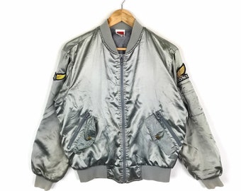Rare Vintage Honda Motor Company Fully Zipper Bomber Flight Etsy Canada