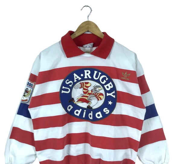 80s Sportswear!!! Vintage 80s ADIDAS RUGBY CHAMPION U… Gem