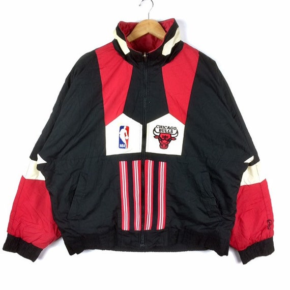 Pick Vintage 90s Pro Player NBA Chicago Bulls Puffer Jacket Halfzip  Reversible Chicago Bulls Winter Sweater Pullover Big Image Size L -   Israel