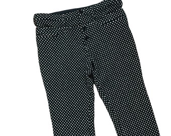 ¡Diseñador de moda japonés! YOHJI YAMAMOTO, archivo Y'S, hecho en Japón. Pantalón con diseño de lunares y cintura doble. Talla 2.