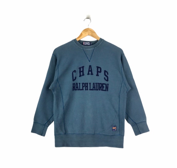 Buy Rare!!! Vintage CHAPS RALPH LAUREN Big Logo Crewneck 