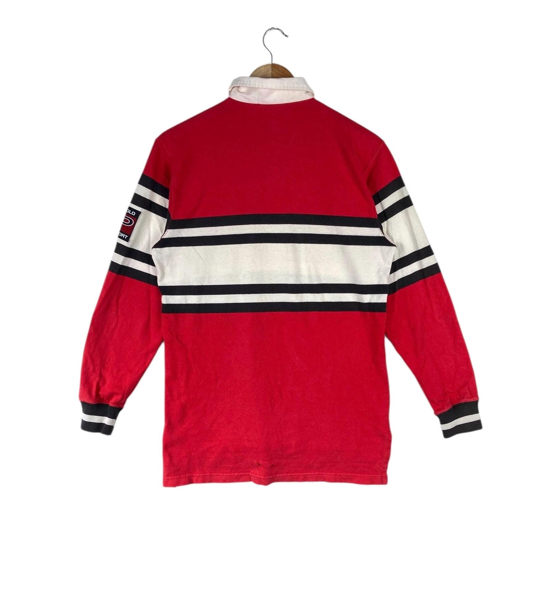 Lolife!!! Vintage POLO SPORT USA by Ralph Lauren Polo Rugby Shirt
