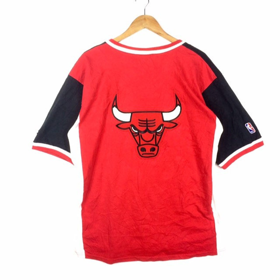 Buy NBA Men's Full Sleeve Round Neck Chicago Bull T-Shirt (Black, XX-Large) at