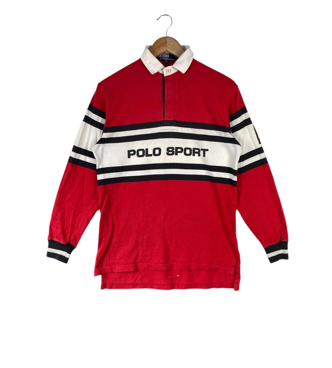 Lolife!!! Vintage POLO SPORT USA by Ralph Lauren Polo Rugby Shirt