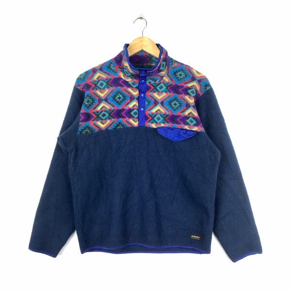 Outwear and Sportswear! The Famous TARAS BOULBA Polarplus By ASICS Fleece Sweater Navajo Design Medium Size