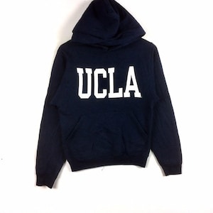 Vintage University!!! Vintage UNIVERSITY CALIFORNIA LOS Angeles Hoodie Sweatshirt Extra Small Size Made In Usa