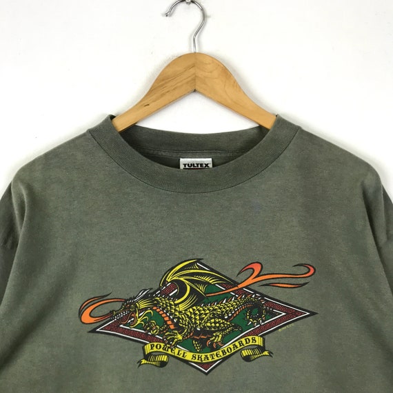 Vintage Powell Peralta Skateboard Streetwear T-shirt | Depop