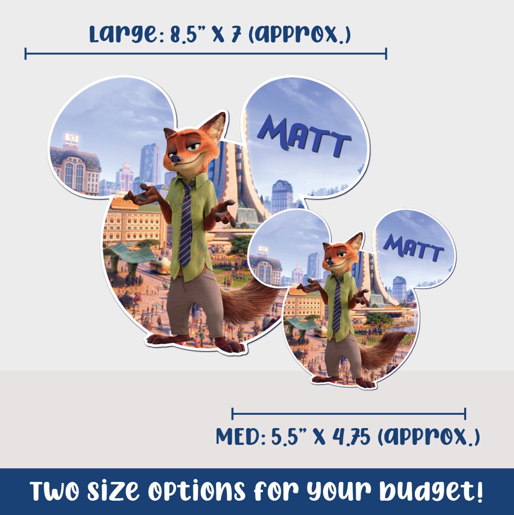 Disney Cruise Door Magnet, Nick Wilde Zootopia Magnet,disney