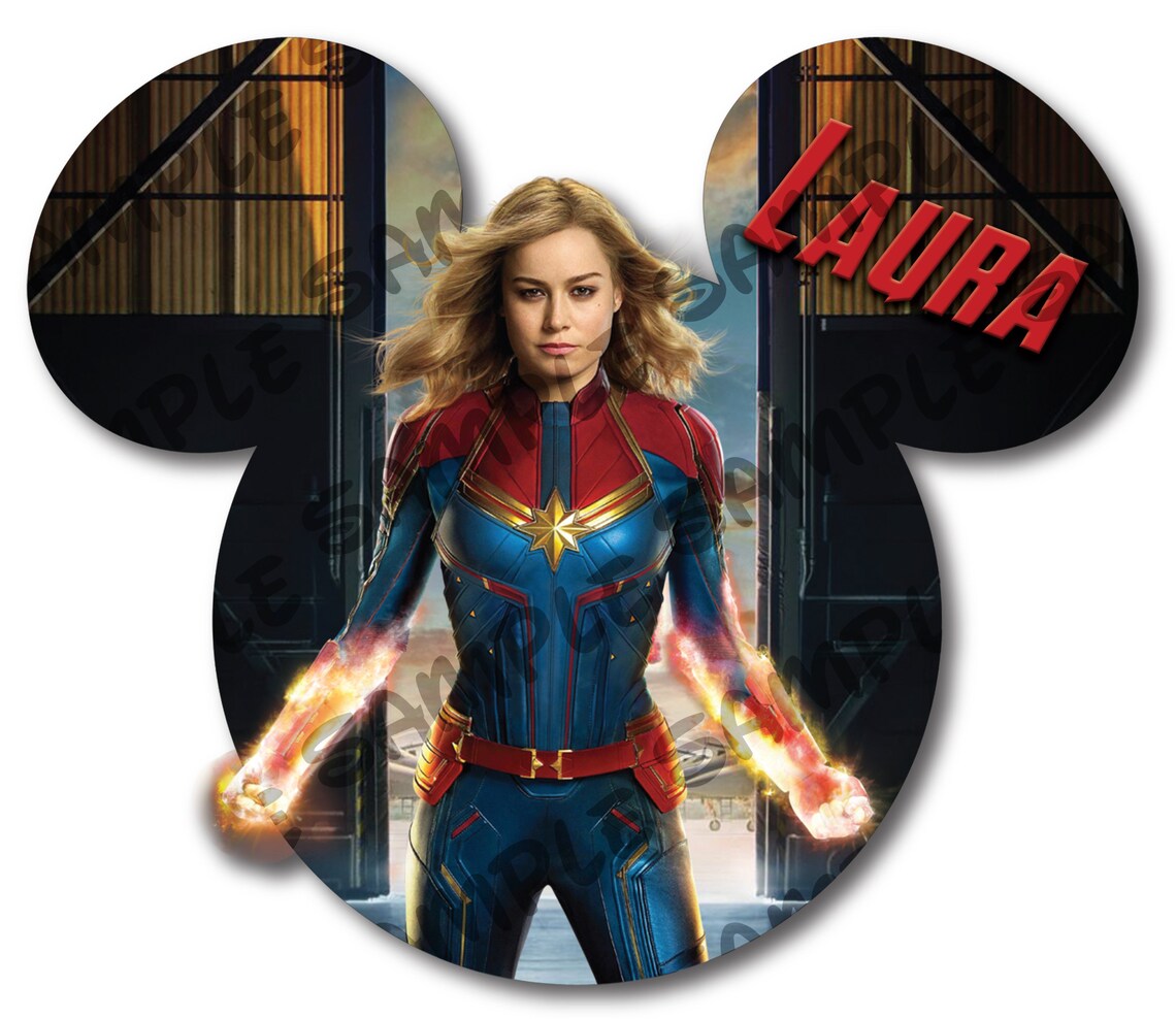Captain Marvel / Disney Cruise Door / Avengers / Etsy