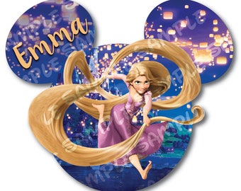 Rapunzel Disney Cruise Door Magnet / Tangled / Rapunzel Mickey Ears