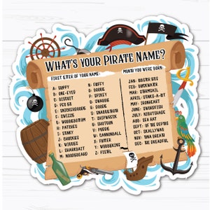 Disney Cruise Magnet, Disney Cruise Ship Magnet, Pirate Magnet, Disney Pirate Magnet, Pirate Name, DCL Cruise Magnet, Fish Extender Gift