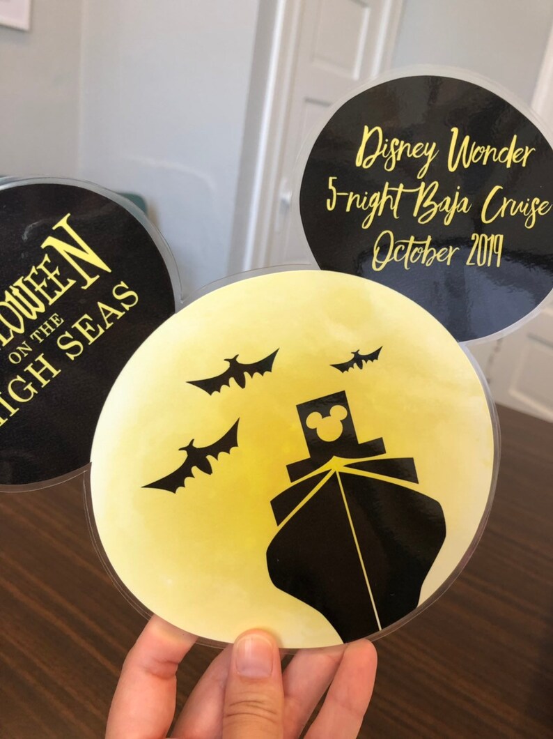 Halloween Disney Cruise Door Magnet Halloween On The High Etsy