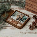 4x6 Wedding photo box and USB flash drive 3.0 | Wooden photo box for 15x10 cm prints and wedding USB drive