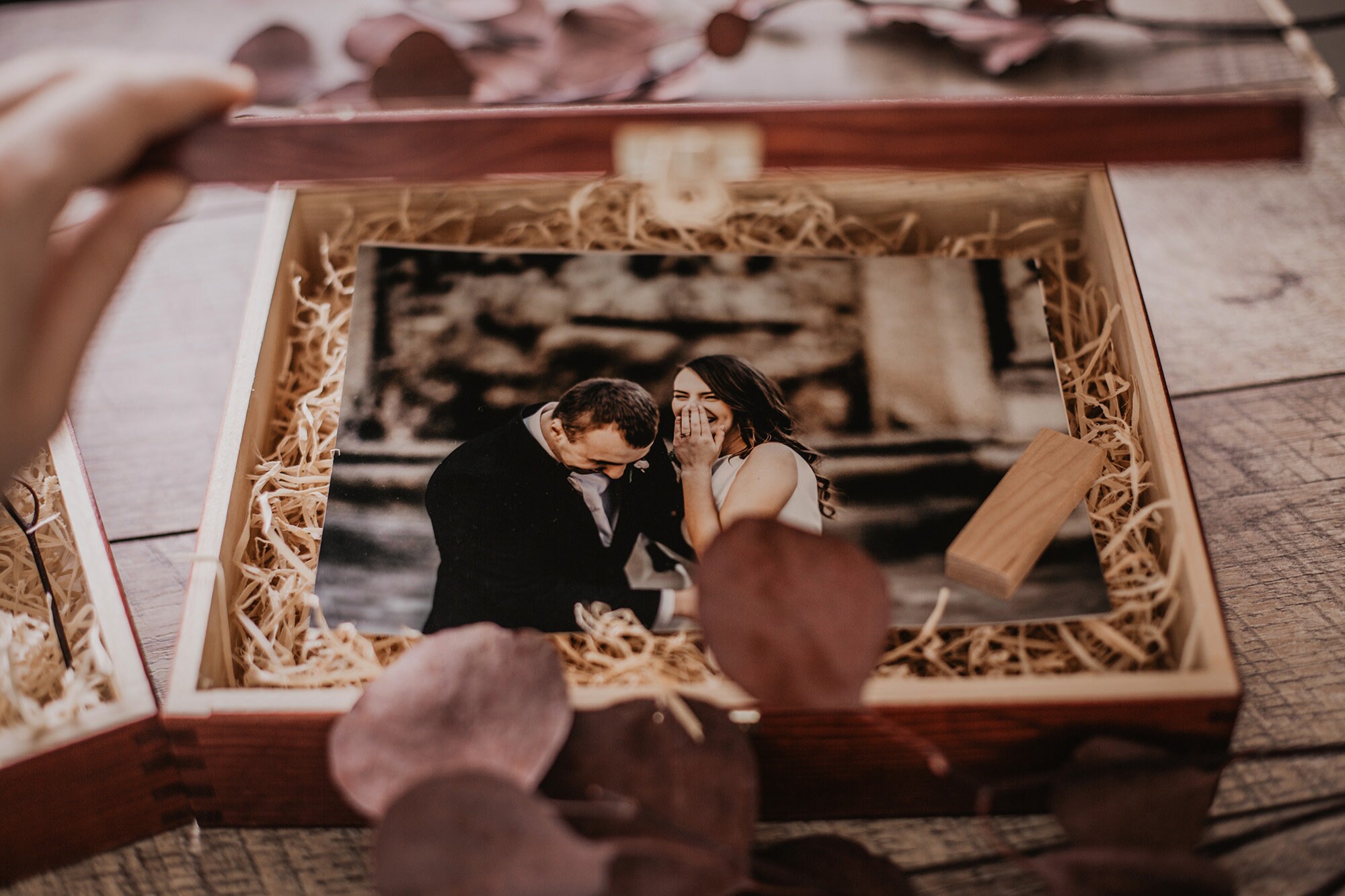 8x12 Wedding Album Box Mahogany 30x20 Cm Photo Album Box Etsy