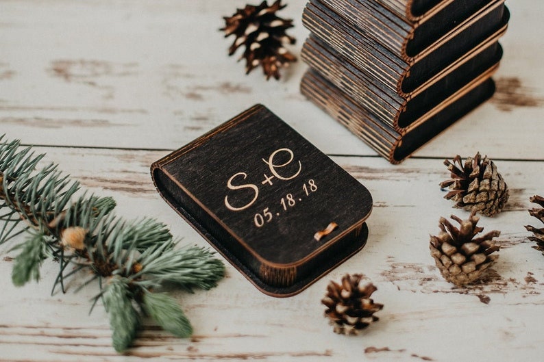 10 USB boxes with wooden 3.0 USB flash drive optional USB box with decorative moss filling image 7