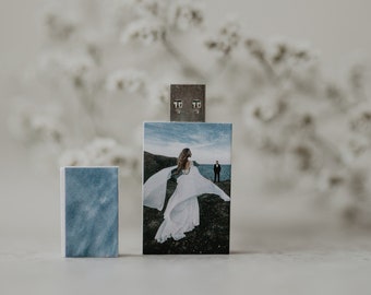 10 Photo USB flash drive 3.0 | 8gb - 16gb White Custom Thumb Drive | Personalized Flash Drive