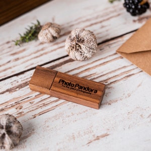 Wooden USB flash drive 3.0 | 8gb - 16gb - 32gb - 64gb - 128gb Personalized Thumb Drive | Custom Flash Drive (optional)